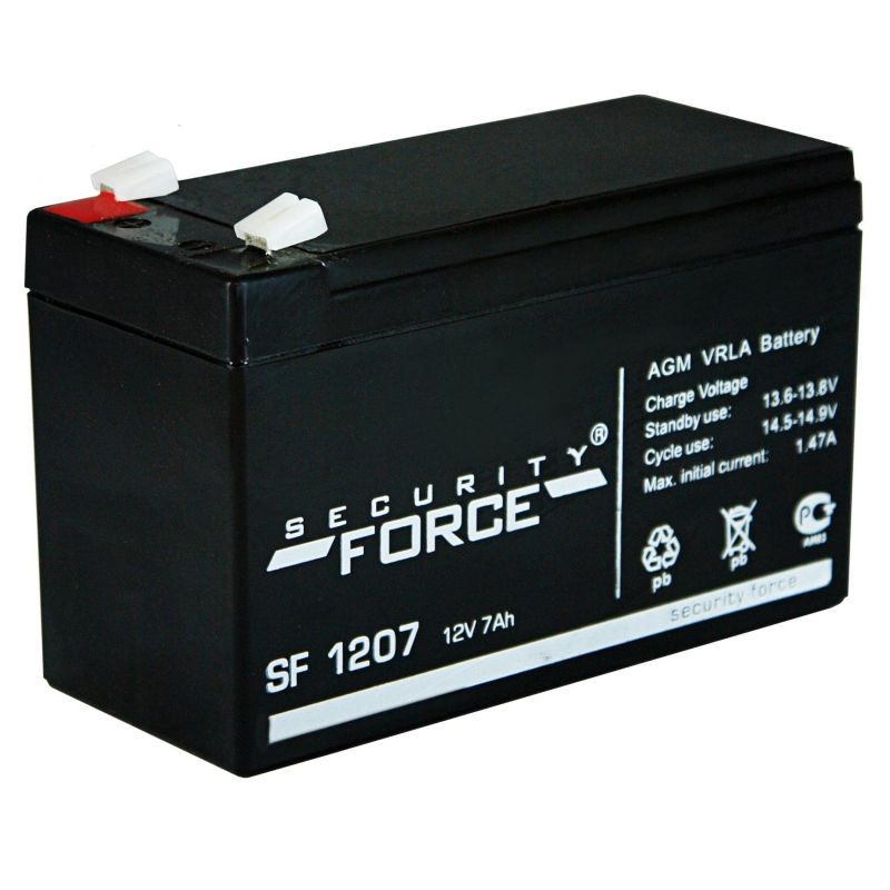 Аккумуляторная батарея SECURITY FORCE SF 1207